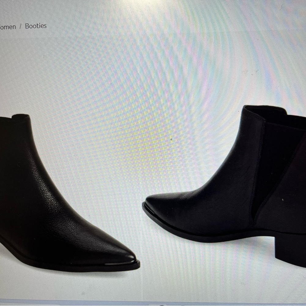 Marc Fisher Sleek Black Ankle Booties